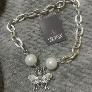 French Kande choker - faux pearl accents - gorgeous!